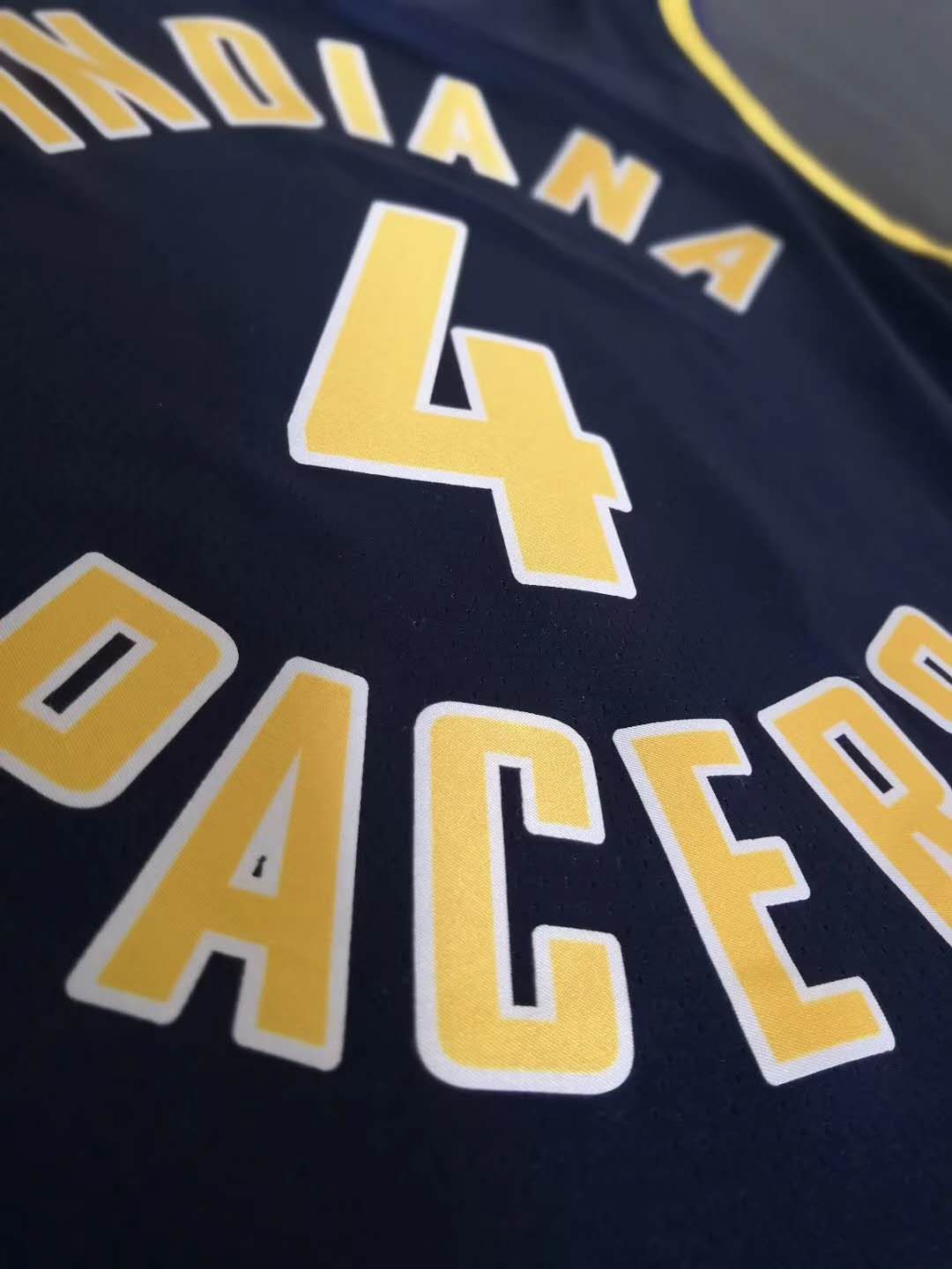 Баскетбольная джерси 2017-18 Victor Oladipo Indiana Pacers #4 Icon Navy