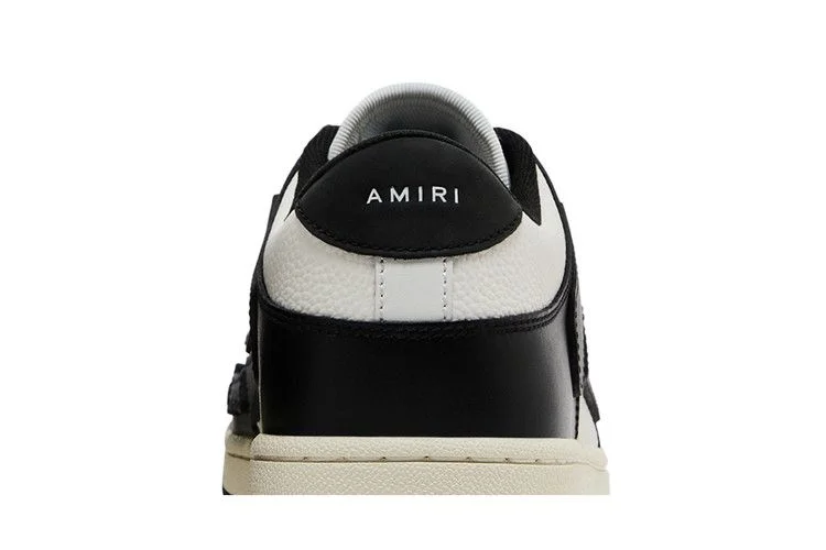 Кроссовки Amiri Skel Top Low 'Black White' 2024