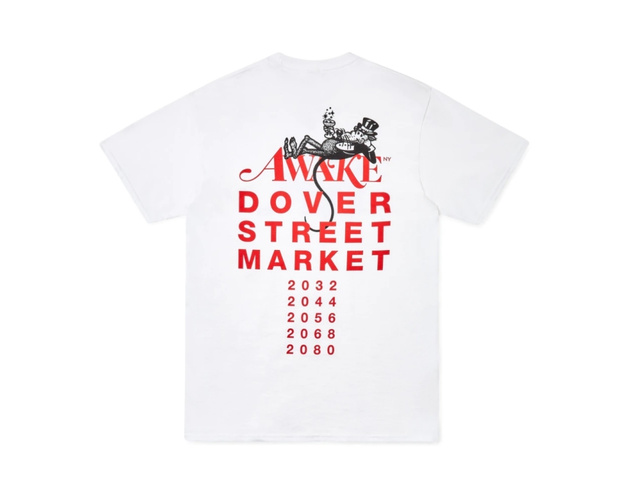 Футболка Awake x Dover Street Market Year of the Rat T-Shirt White