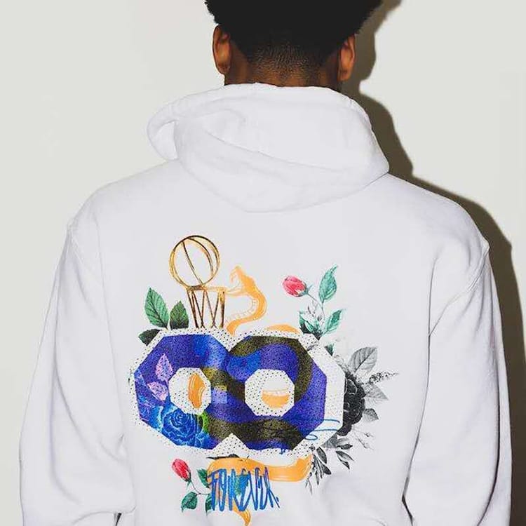 Худи DPOY Lakers Kobe 2-8-24 White Hoodie