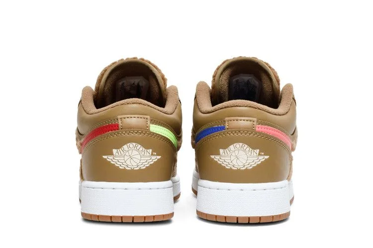 Кроссовки Air Jordan 1 Low Utility GS 'Teddy Bear'