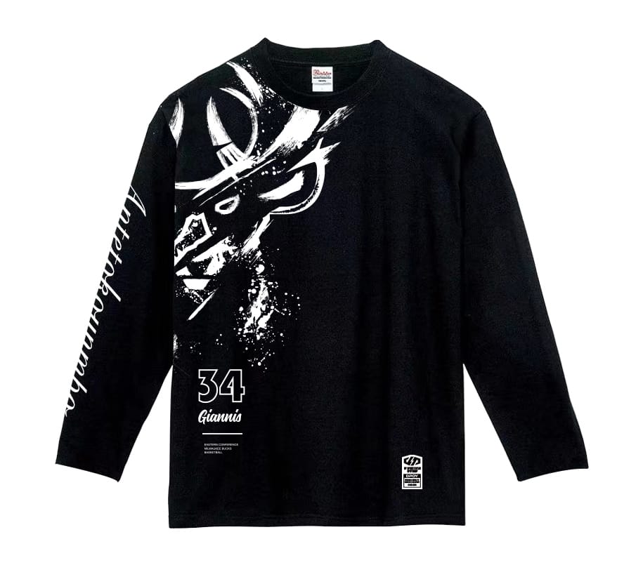 Футболка DPOY BW Bucks Giannis Antetokounmpo Longsleeve