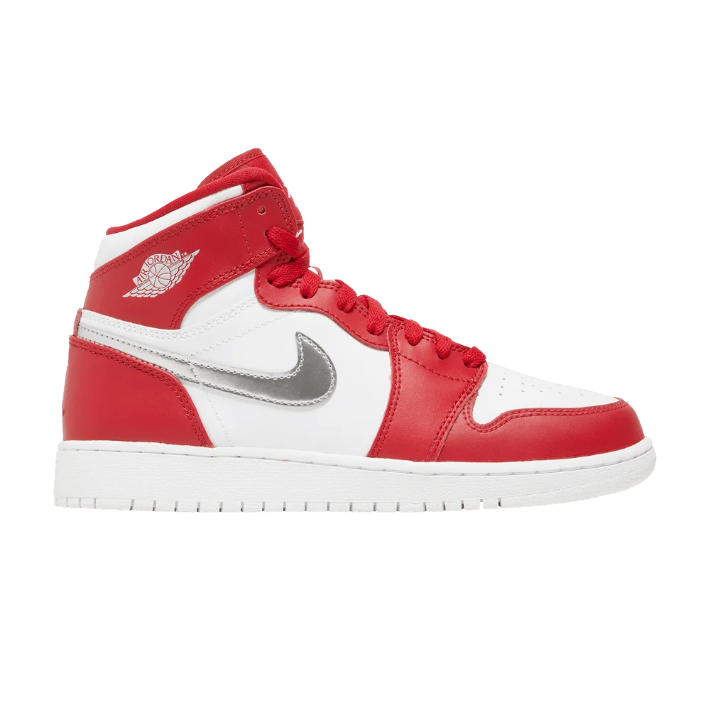 Krossovki-Air-Jordan-1-Retro-High-GS-Silver-Medal