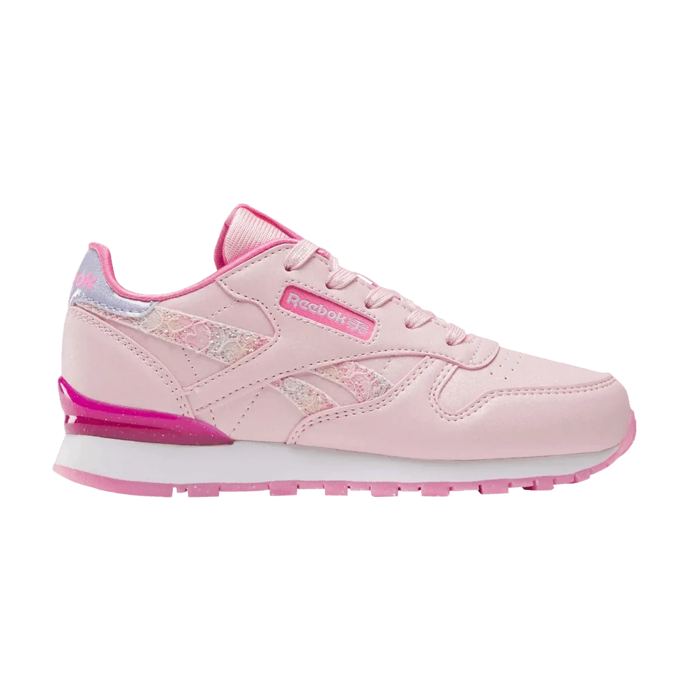 Кроссовки Reebok Classic Leather Step 'n' Flash Little Kid 'Pink Glow Lucid Lilac'