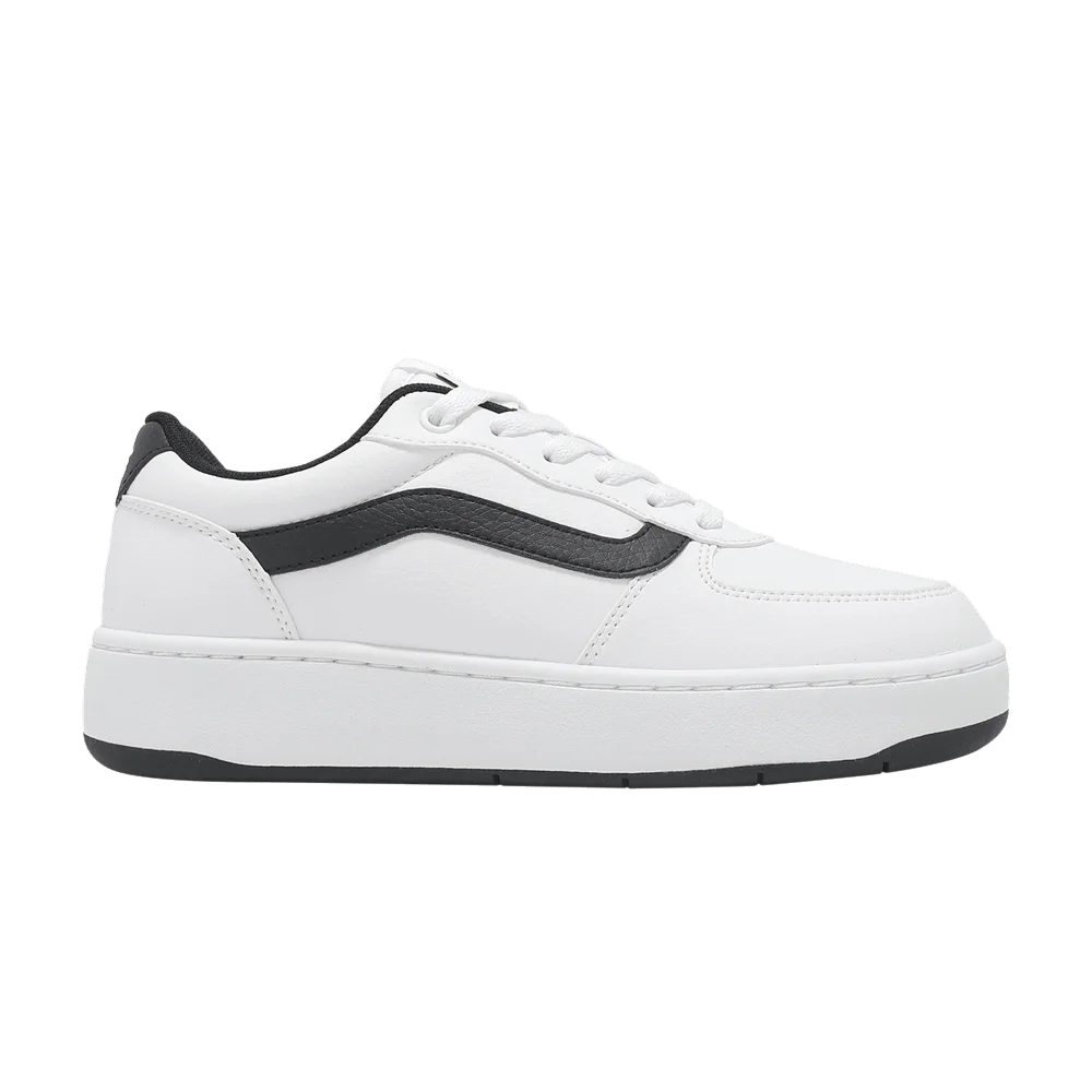 Кроссовки Vans V2948 Plat Kulick Plat 'White Black'