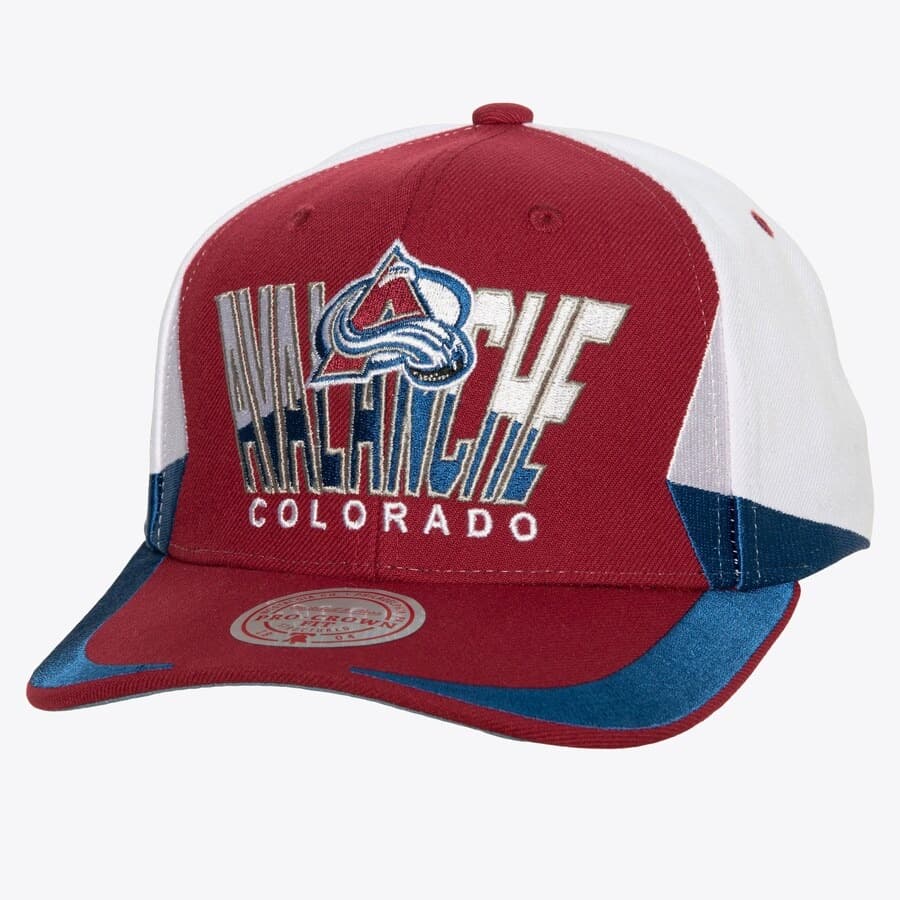 Бейсболка Mitchell & Ness Burgundy Colorado Avalanche Retrodome Pro Snapback Hat