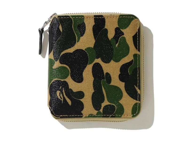 Бумажник BAPE ABC Canvas (M) Wallet Green