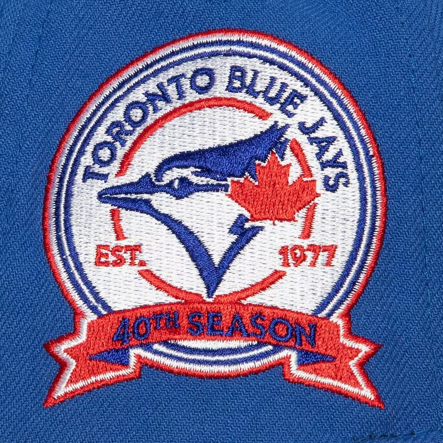 Бейсболка Mitchell & Ness Royal Toronto Blue Jays Cooperstown Collection Hometown Snapback Hat