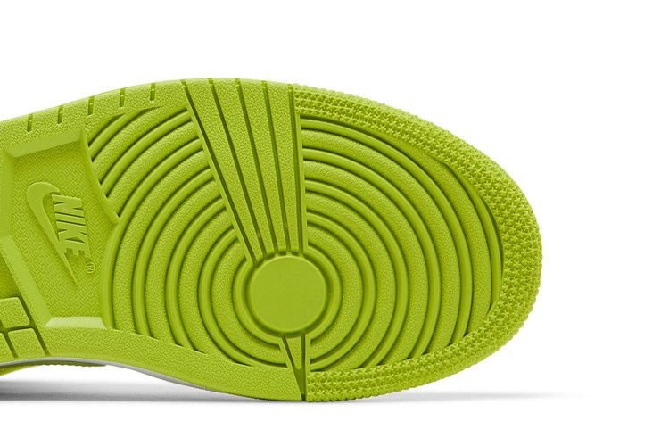 Кроссовки Wmns Air Jordan 1 Mid 'White Lime'