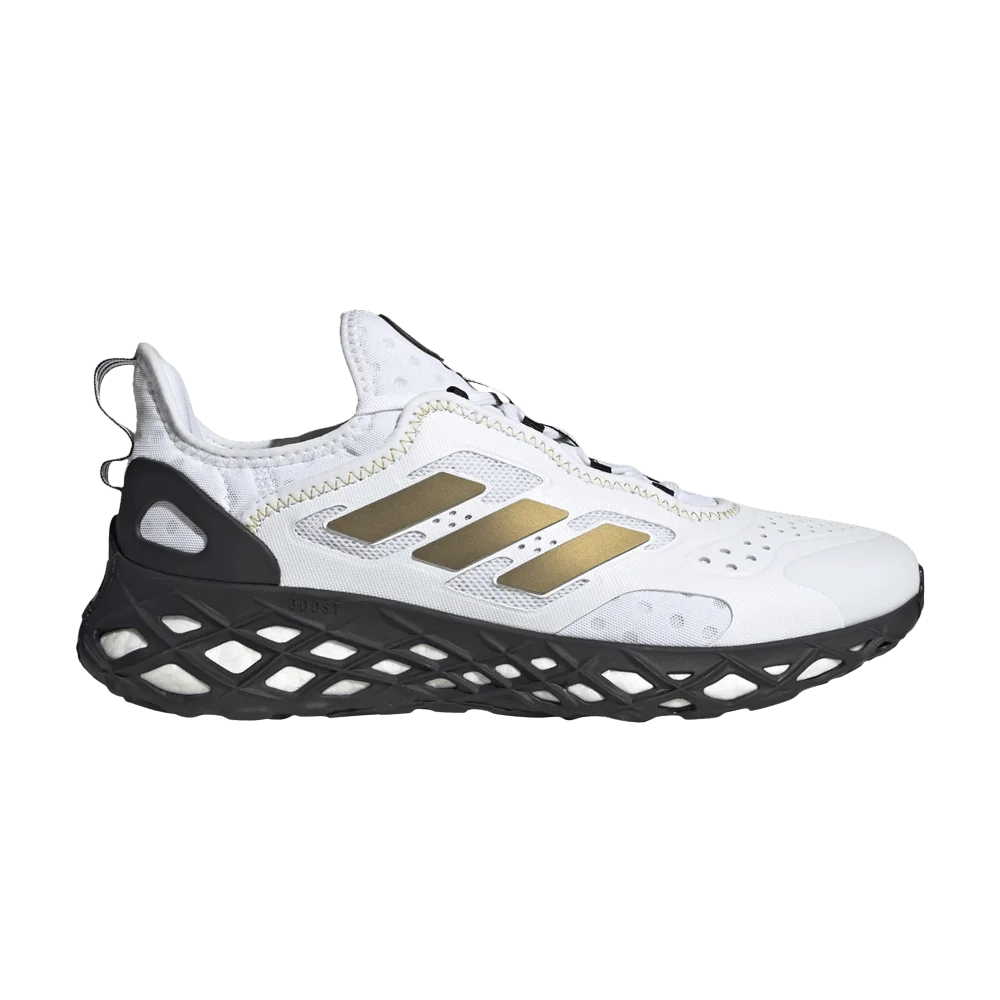 Кроссовки Adidas Web Boost 'White Gold Black'