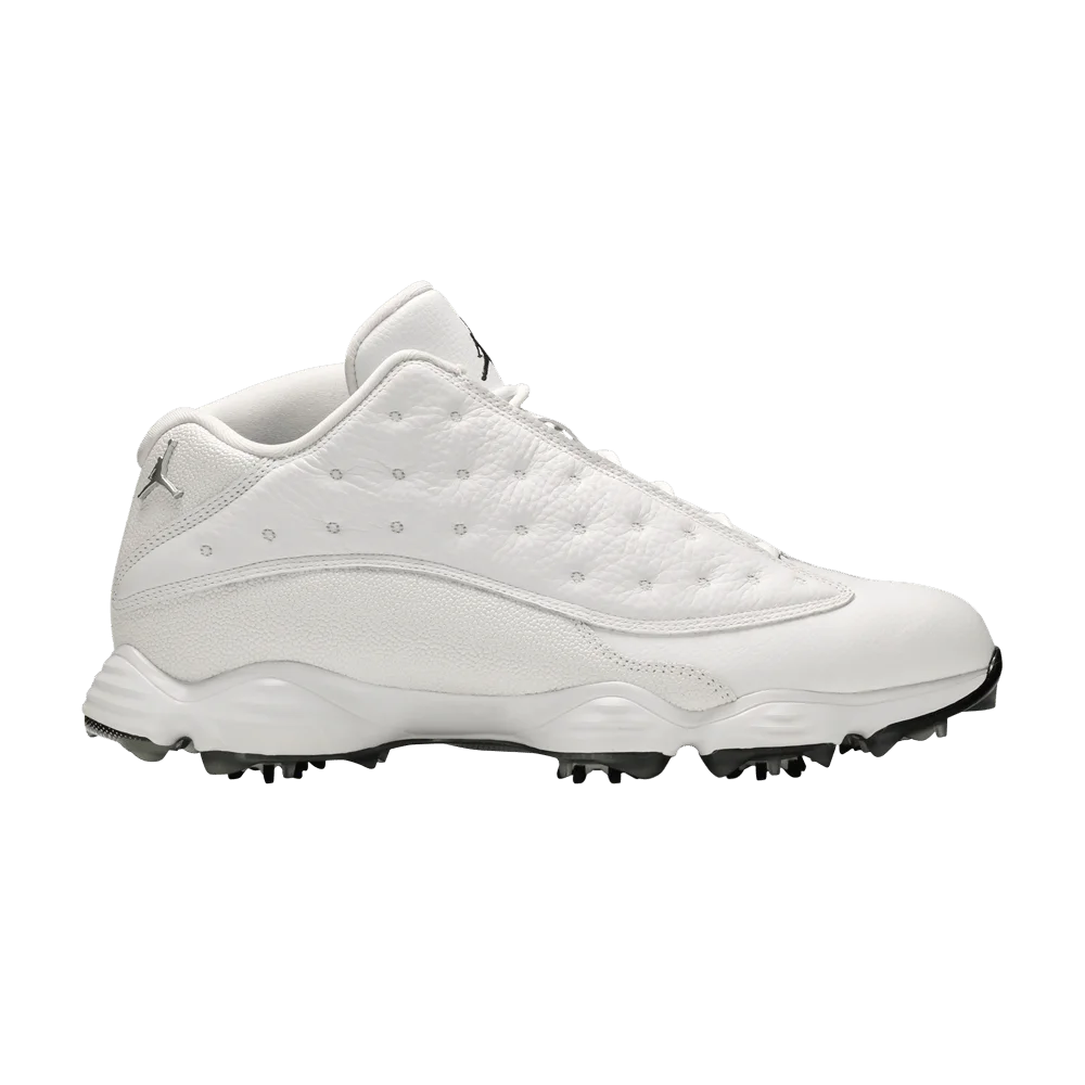 Krossovki-Air-Jordan-13-Golf-White-Metallic