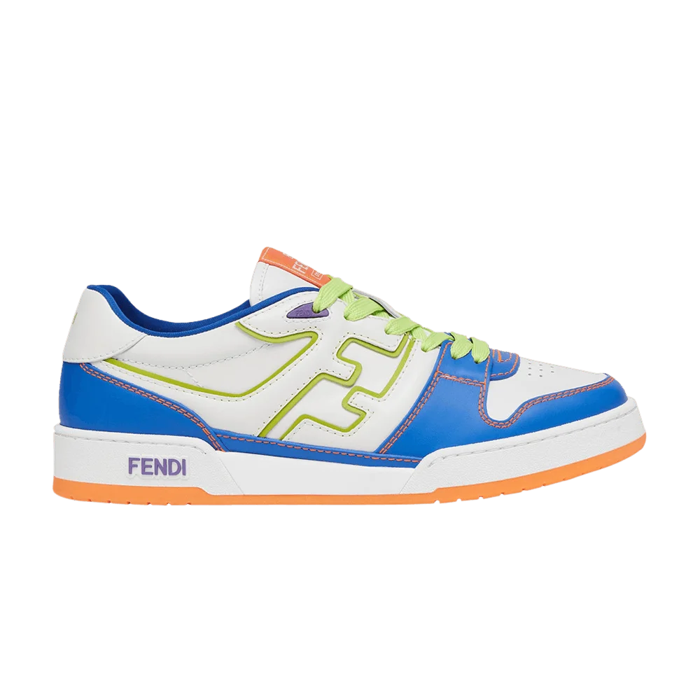 Krossovki-Fendi-Match-Blue-Orange-Wasabi