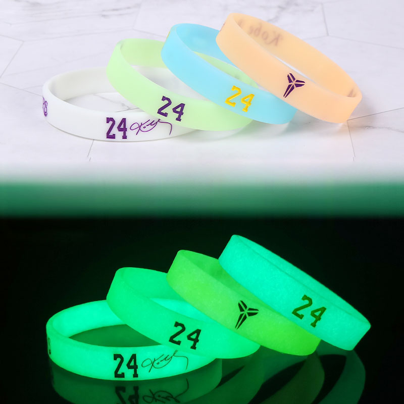 Набор браслетов Jinduo Kobe Logo Glow 5 Bracelet Set