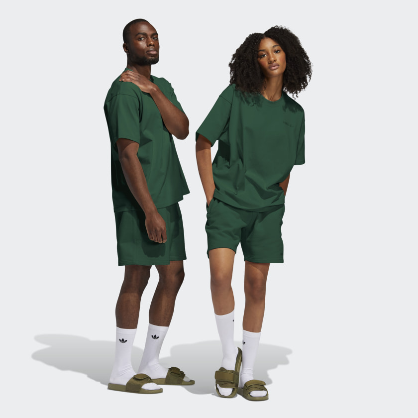 Спортивные шорты adidas Pharrell Williams Basics Sweat Shorts Dark Green