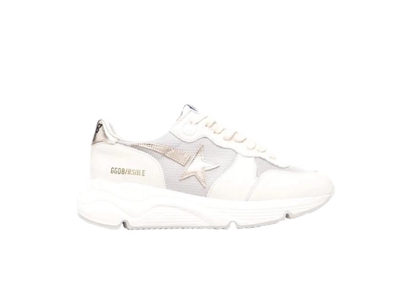 Кроссовки Golden Goose Wmns Running Sole White Silver