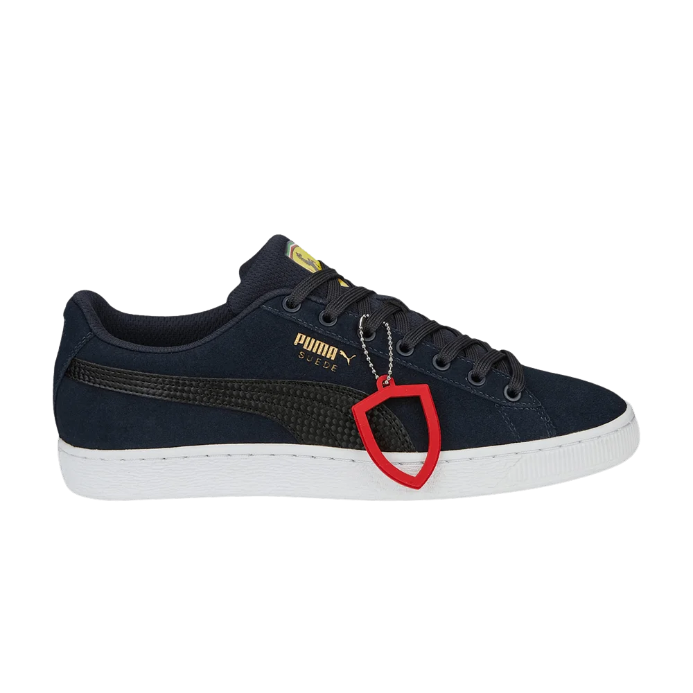 Krossovki-Scuderia-Ferrari-x-Puma-Suede-Shield-Parisian-Night