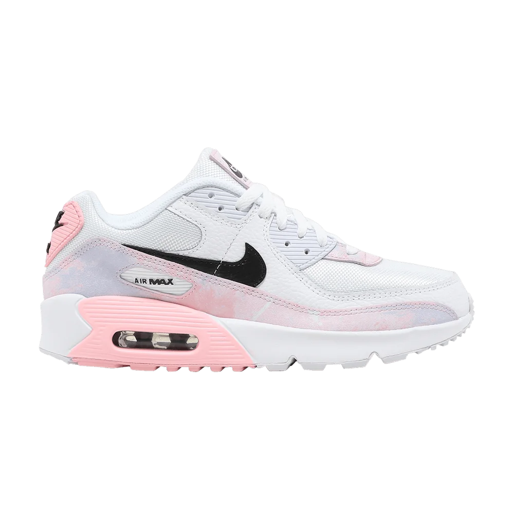 Krossovki-Nike-Air-Max-90-GS-White-Pink-Tie-Dye