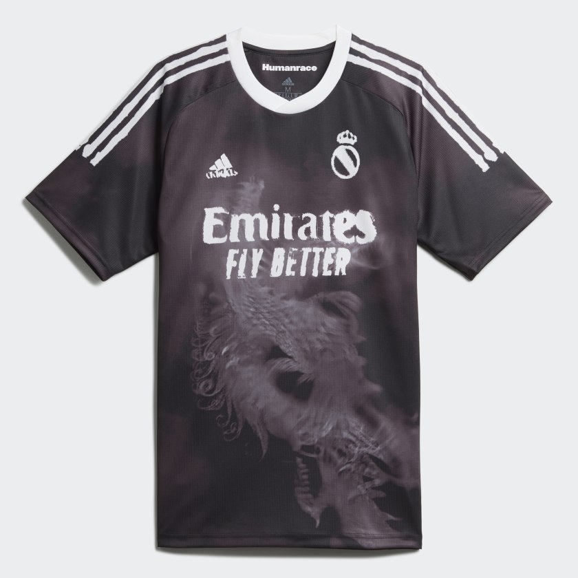 Футболка adidas Real Madrid Human Race Jersey Black/White
