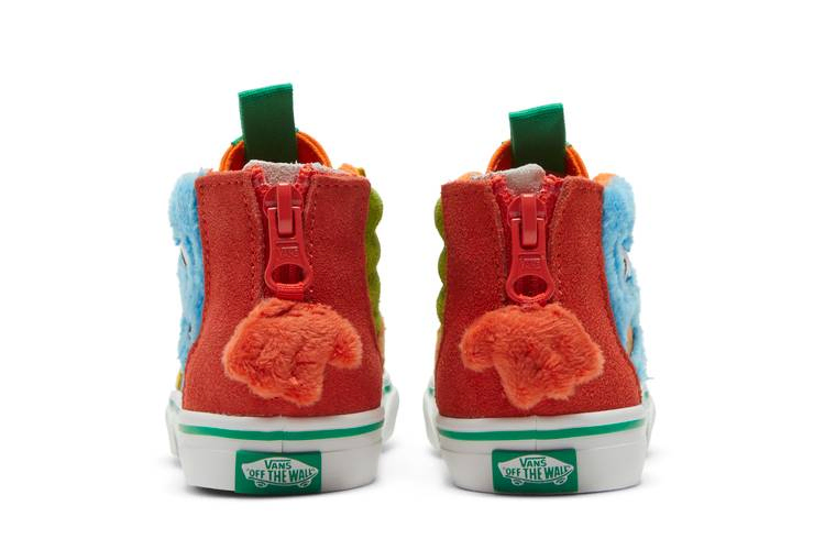 Кроссовки Sesame Street x Vans Sk8-Hi Zip Toddler 'Cookie Monster'