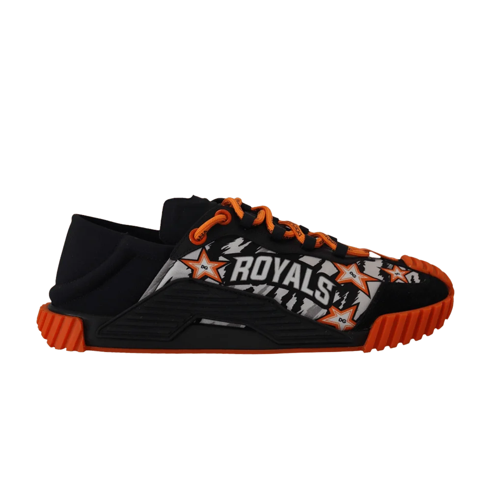 Krossovki-Dolce-Gabbana-NS1-Tiger-Black-Orange
