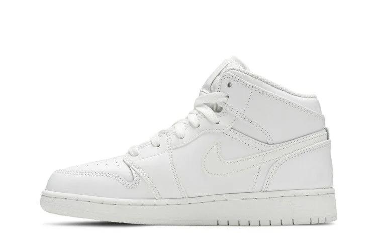 Krossovki-Air-Jordan-1-Mid-GS-White-Pure-Platinum-2