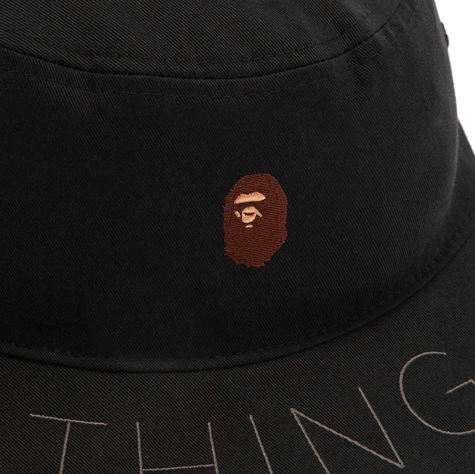 Панама BAPE A Bathing Ape Twill Bucket Hat Black