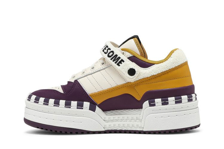 Кроссовки Girls Are Awesome x adidas Wmns Triple Platforum Low 'White Purple Beauty'
