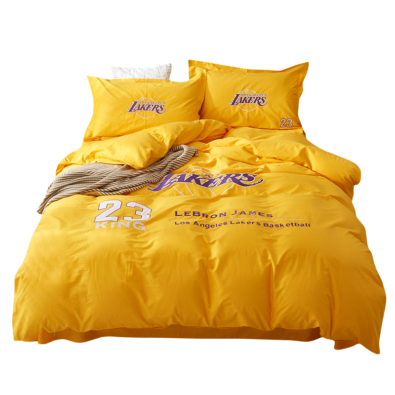 Постельное бельё Los Angeles Lakers Lebron 23 Yellow