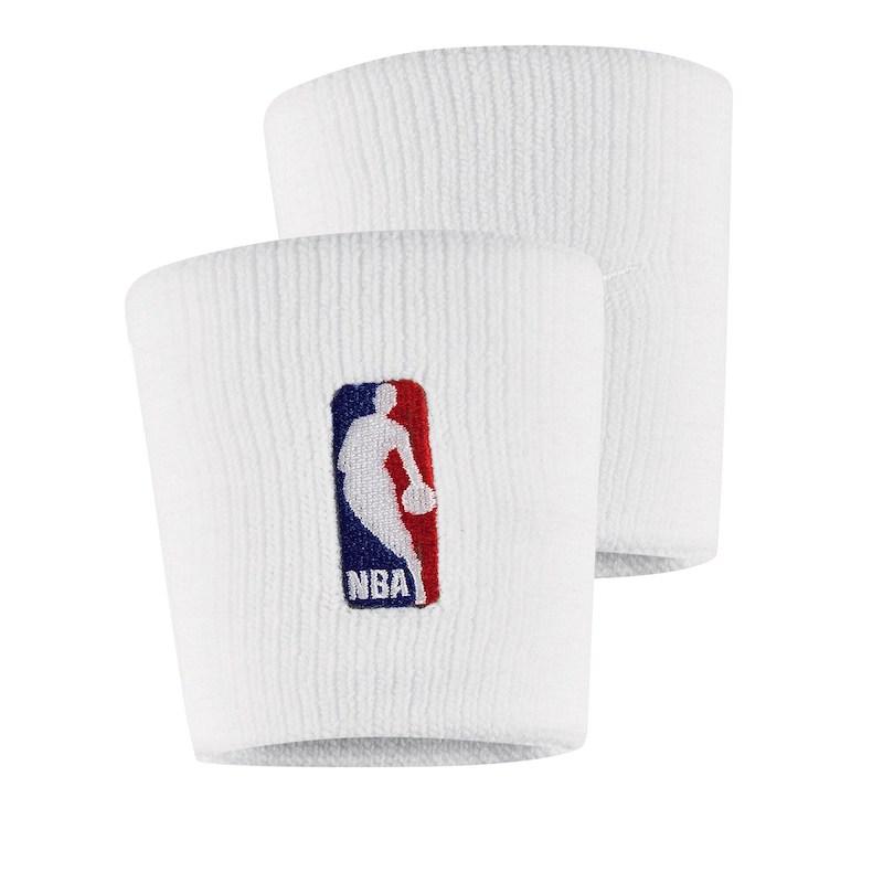 Напульсник Nike White NBA Wristbands