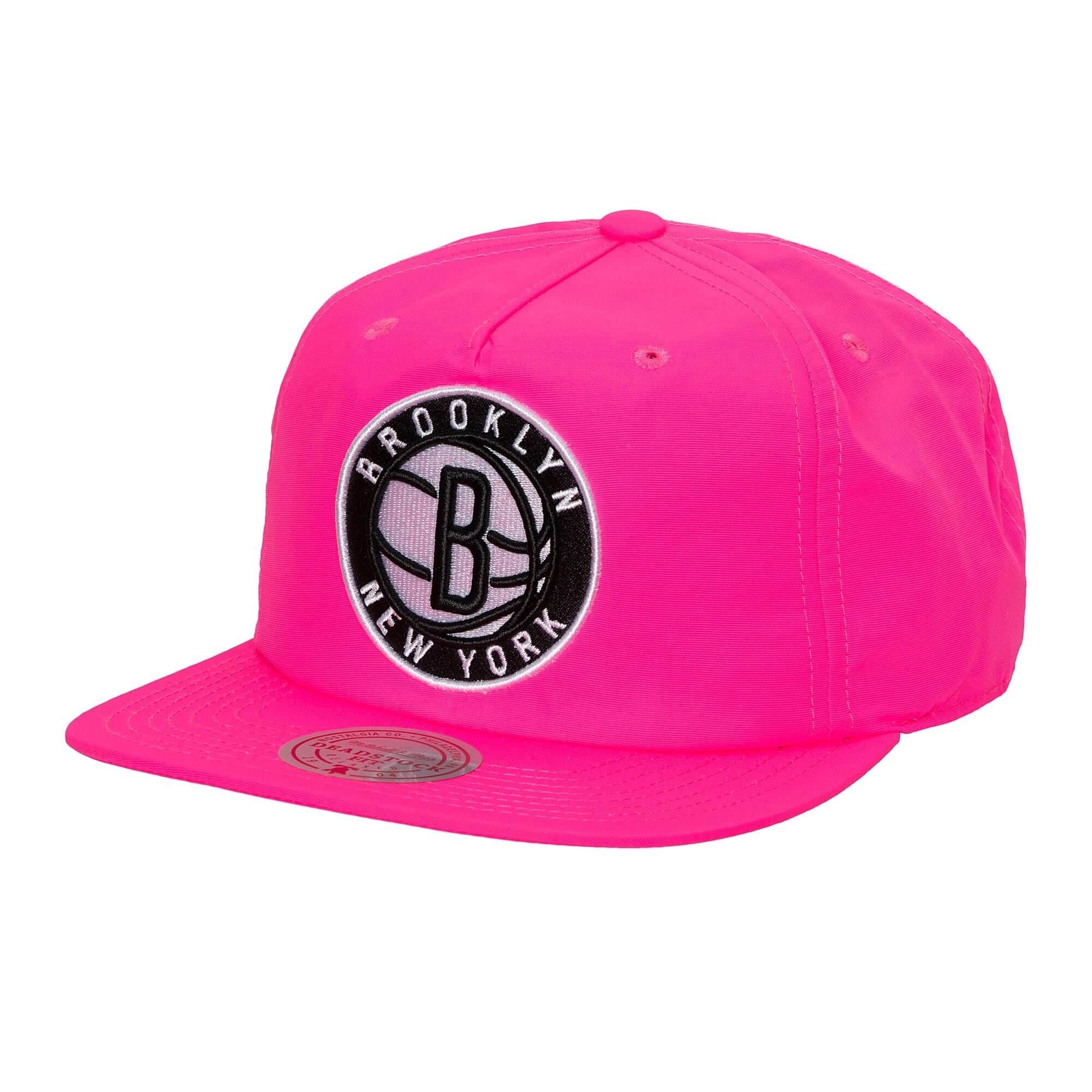 Бейсболка Mitchell & Ness Neon Nylon Snapback Brooklyn Nets Hat