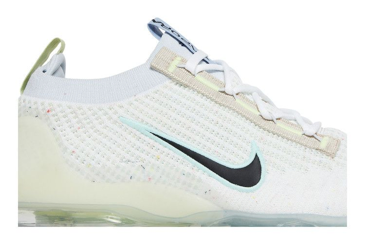 Кроссовки Nike Air VaporMax 2021 Flyknit 'Mismatched Swoosh - White'