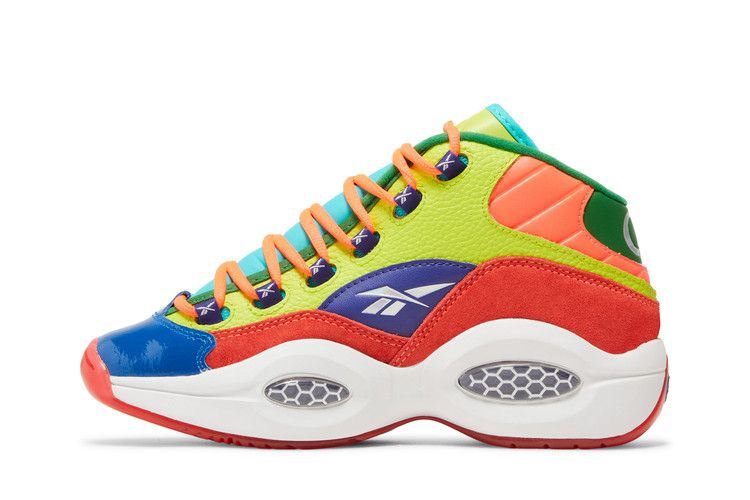 Кроссовки Reebok Question Mid Big Kid 'Color Explosion'