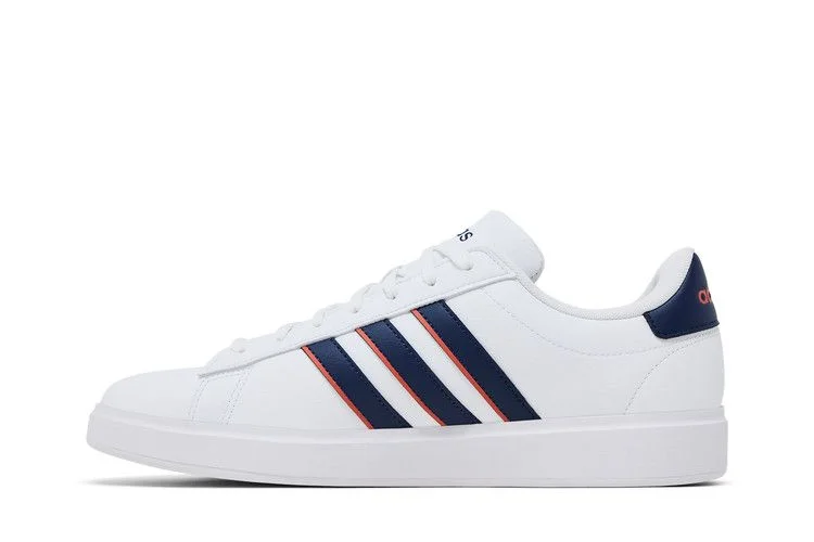 Кроссовки adidas Grand Court 'White Dark Blue Scarlet'