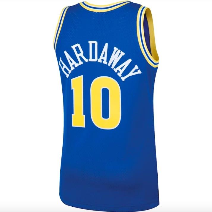Баскетбольная джерси 1990 Golden State Warriors #10 Tim Hardaway Mitchell & Ness Royal Jersey