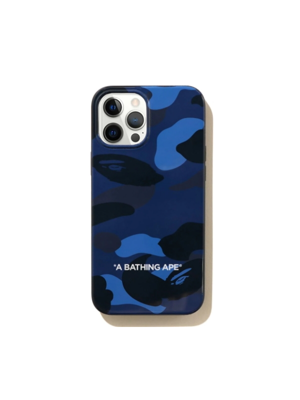 Защитный чехол BAPE Color Camo iPhone 12 Pro Max Case Navy
