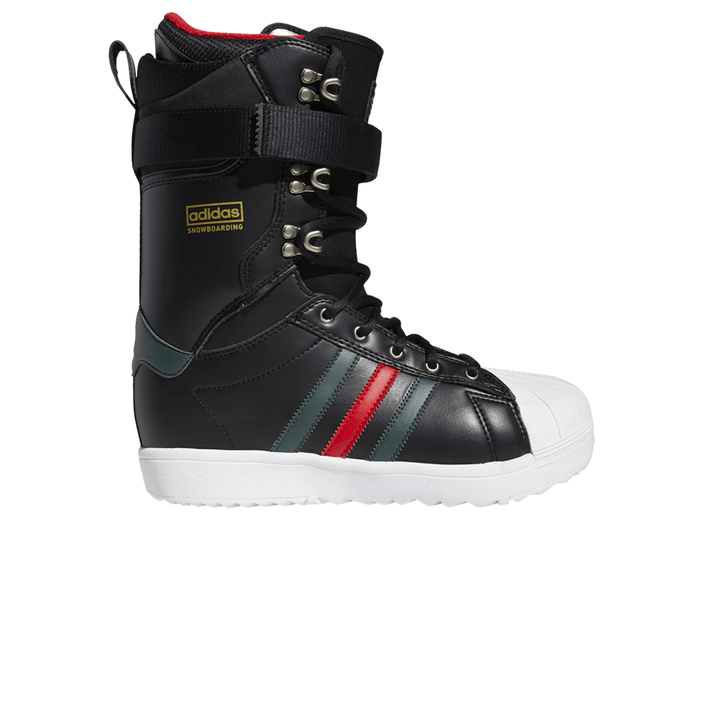 Adidas Superstar ADV Boot 'Black Mineral Green Scarlet'