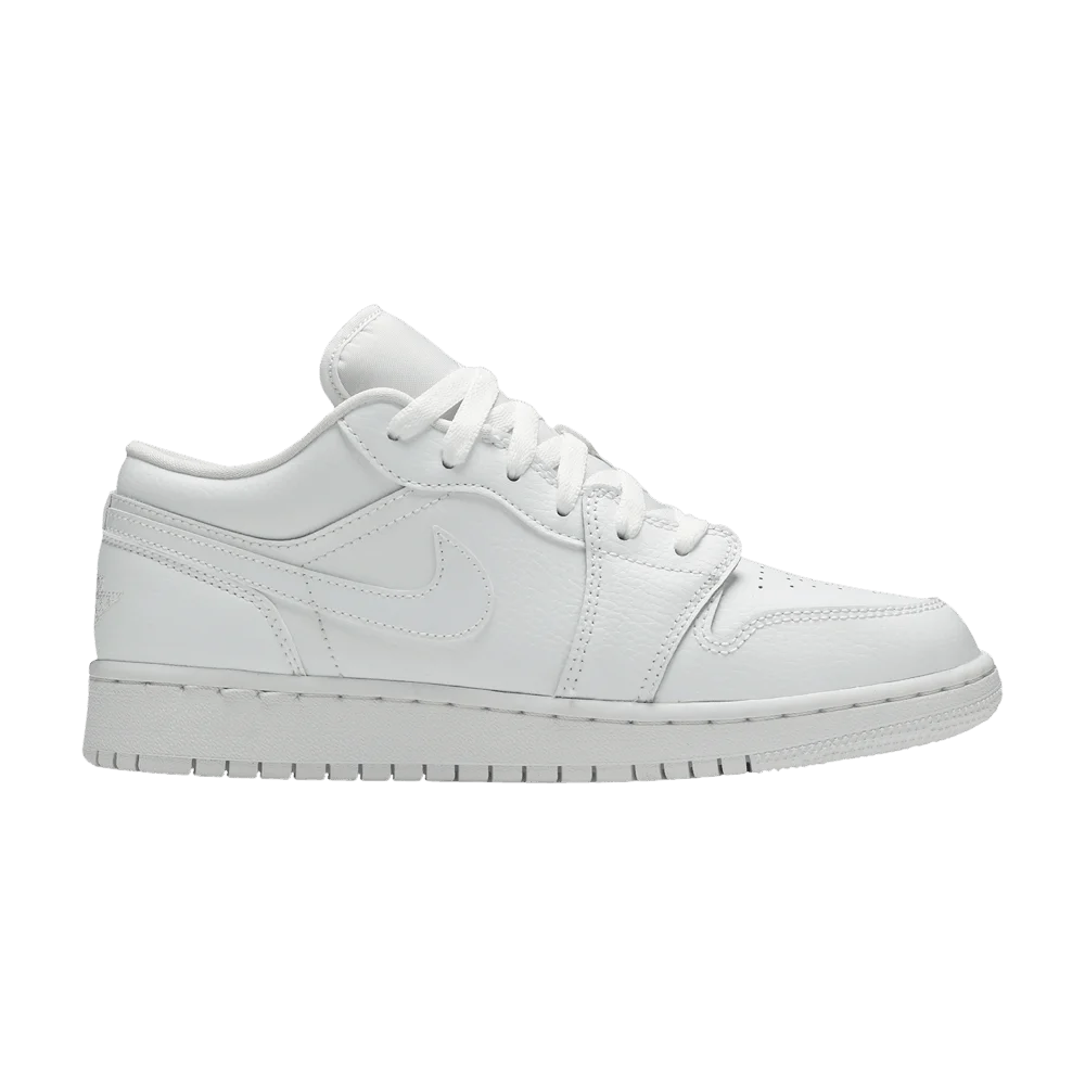 Krossovki-Air-Jordan-1-Low-GS-Triple-White-1