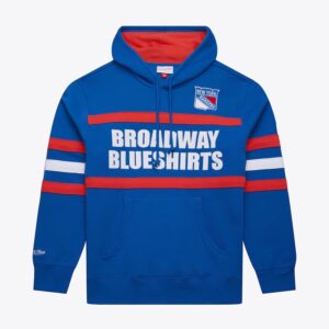 Mitchell-Ness-Blue-New-York-Rangers-Head-Coach-Fleece-Pullover-Hoodie-300x300