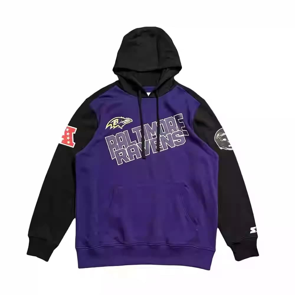 Худи Starter NFL Ravens Purple Hoodie