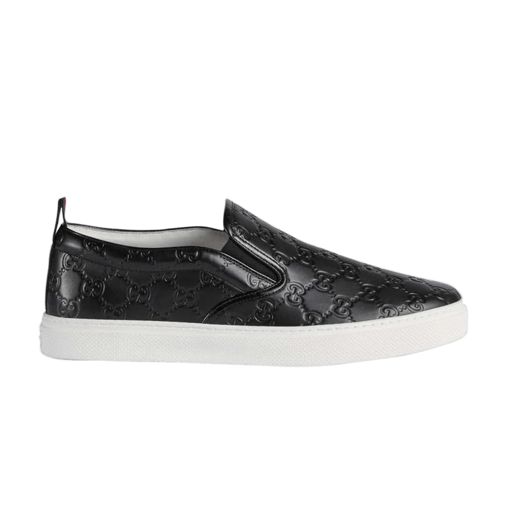 Krossovki-Gucci-Signature-Slip-On-Sneaker