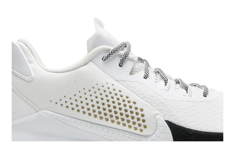 Кроссовки Nike Mamba Fury 'White Metallic Gold'