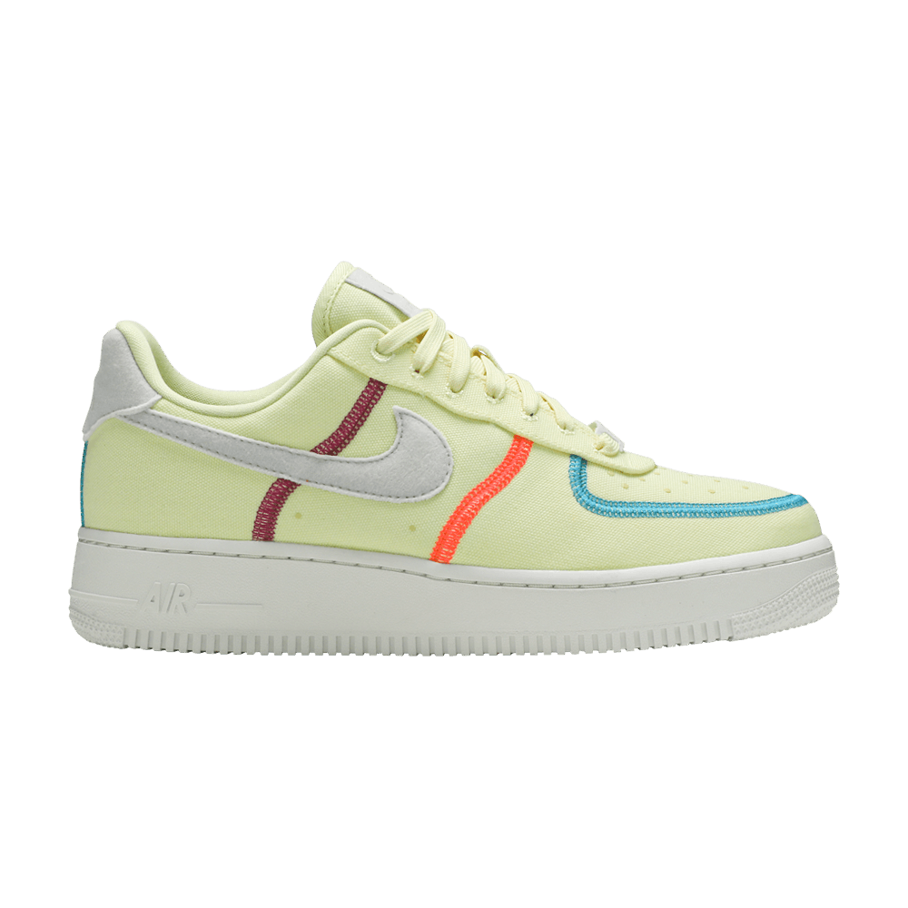 Nike Wmns Air Force 1 '07 Low LX 'Stitched Canvas - Life Lime'