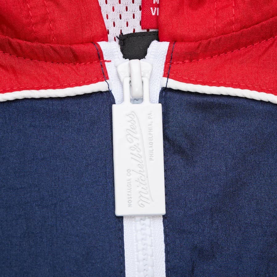 Ветровка с капюшоном Mitchell & Ness Navy Florida Panthers Big Shot Premium Winbreaker Full-Zip Jacket