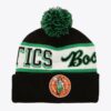 Mitchell-Ness-Black-Boston-Celtics-Hardwood-Classics-Block-Sweep-Cuffed-Knit-Hat-with-Pom-100x100