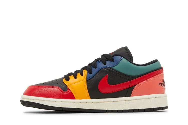 Кроссовки Wmns Air Jordan 1 Low SE 'Black Multi-Color'