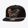 Mitchell-Ness-Black-Seattle-SuperSonics-Hardwood-Classics-Pew-Pew-Deadstock-Snapback-Hat-100x100