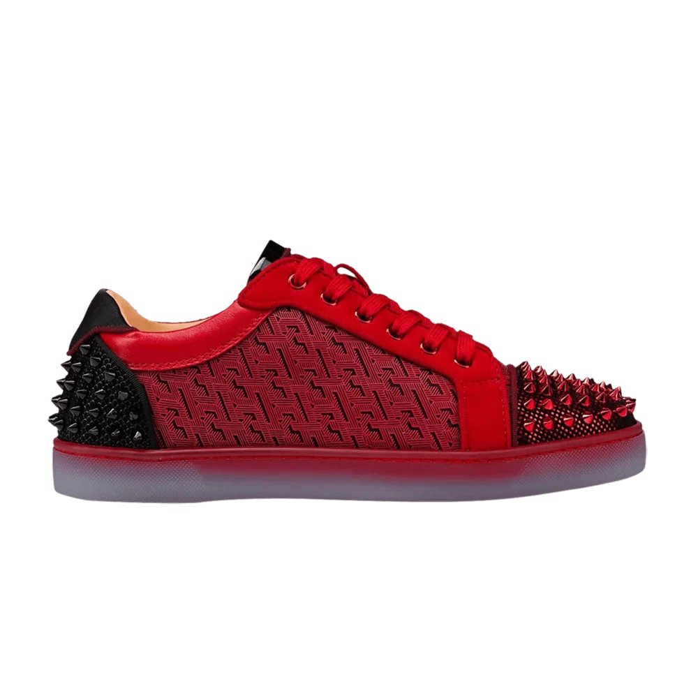 Кроссовки Christian Louboutin Seavaste 2 Orlato Flat 'Red Black'