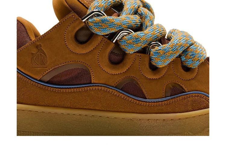 Кроссовки Lanvin Curb Sneakers 'Snake Laces - Camel'