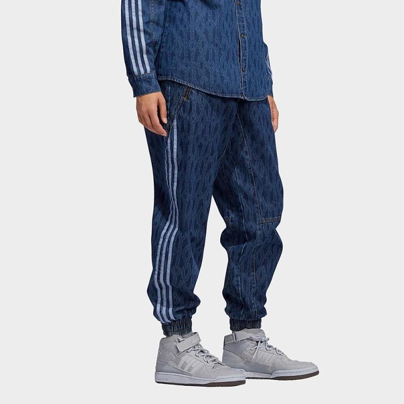 Спортивные штаны adidas Ivy Park Monogram Denim Track Pants (All Gender) Dark Denim