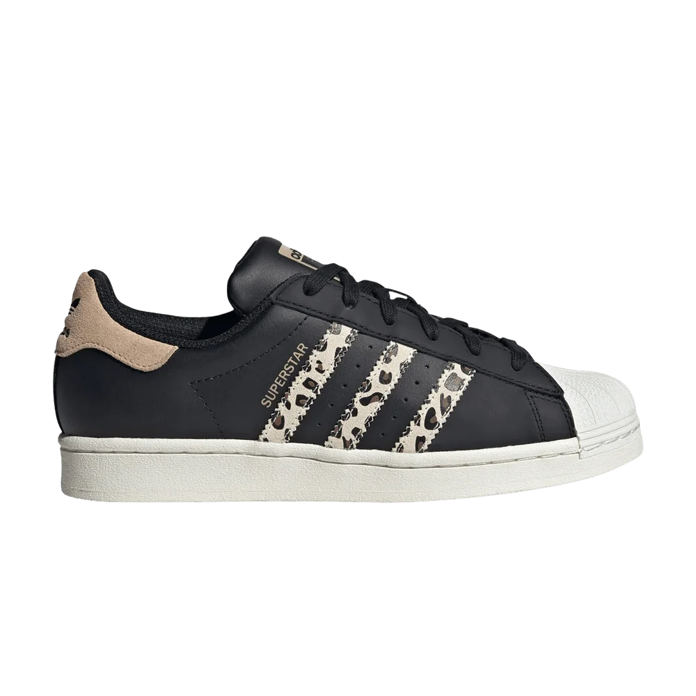 Krossovki-Adidas-Wmns-Superstar-Black-Beige-Leopard